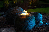 Photo of Aquascape Fire and Water Stacked Slate Sphere - Medium - Aquascape Canada